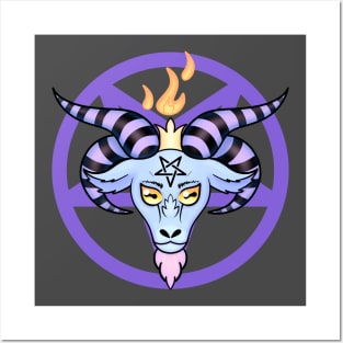 Baphomet (pastel goth) Posters and Art